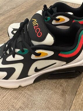 Nike Kids Multicolor Black, White, Green & Red Lace-Up Sneakers